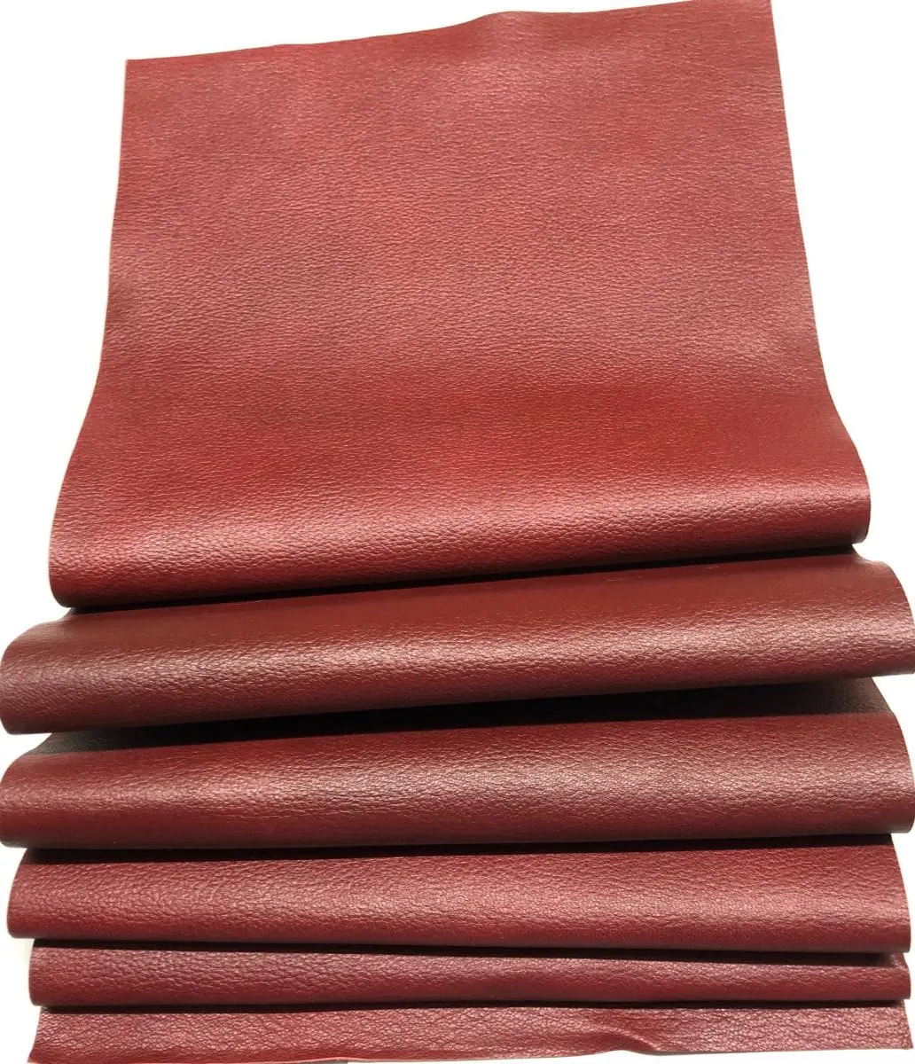 Burgundy Goat Panels 11 x 17 (3 pieces)